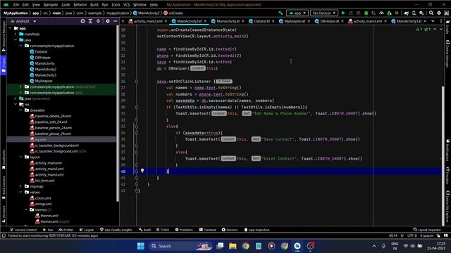 RecyclerView With SQLite Database Android Studio | RecyclerView SQLite Android Studio | Kotlin | #4 смотреть онлайн