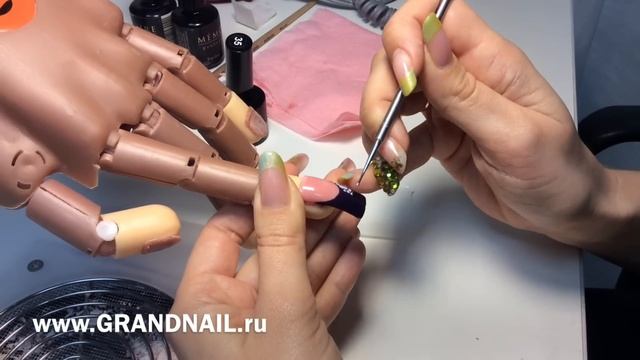 Капельная Техника Дизайна Ногтей Френч Маникюр от 