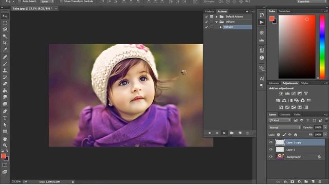 Photoshop Oil Paint Action Free Download with Description Link смотреть онлайн