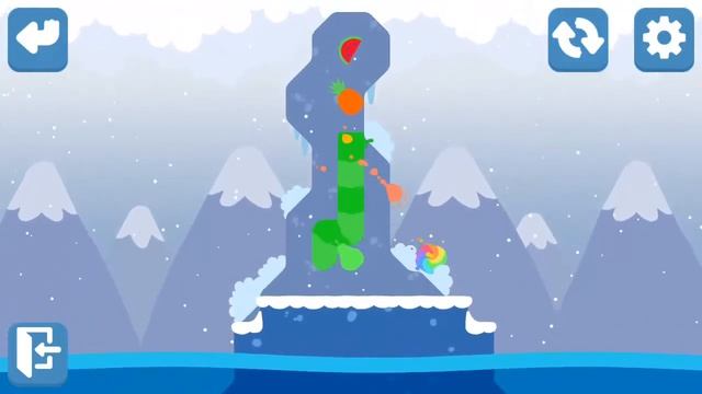 Snakebird Primer Level 28 Walkthrough смотреть онлайн