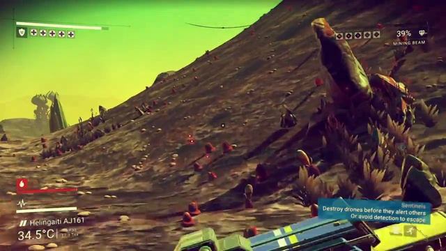 No Man's Sky farming gravitino balls on hostile planet. Jet pack upgrade. смотреть онлайн