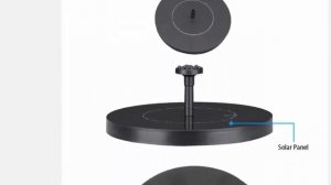 Плавающий садовый фонтан на солнечной батарее