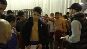 Взвешивание борцов, Владикавказ.