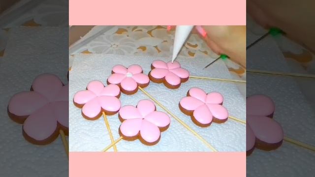 Пряничный букет для малышки. Gingerbread bouquet for baby; Bouquet of cookies смотреть онлайн