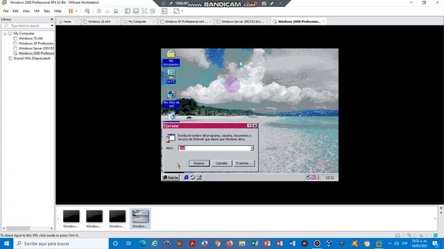 Windows 2000 Professional Service Pack 4 Mon VMWare Workstation 16 Player Pro смотреть онлайн