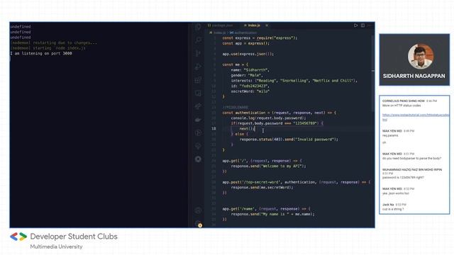 Javascript Week 2021 - Node.Js (Day 3) смотреть онлайн
