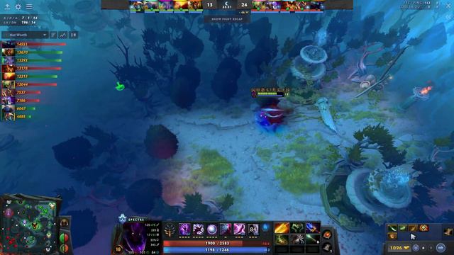 Spectre Dota 2 Gameplay Ana with Radiance - TI12 Talon смотреть онлайн