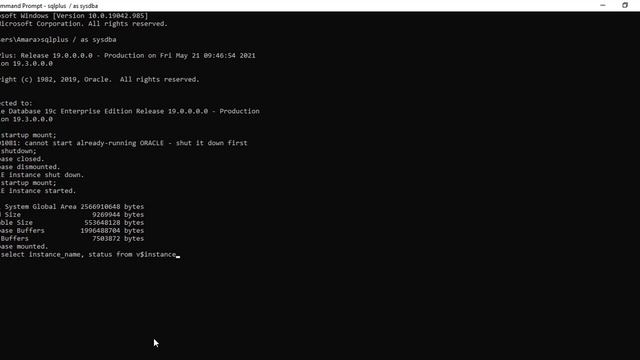 Database Operating Modes | Oracle Startup & Shutdown Sequence | Oracle DB - Startup & Shutdown смотреть онлайн