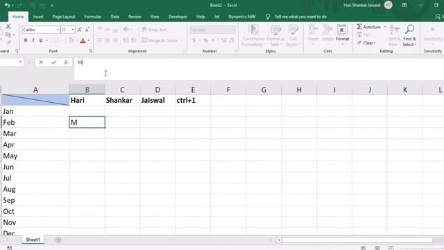 Split Cell Diagonally in Excel смотреть онлайн