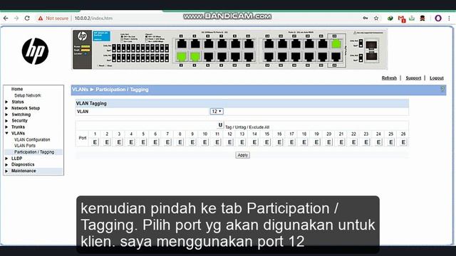 VLAN Mikrotik and HP1810 24 Managed Switch J9801A смотреть онлайн