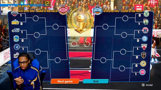 CHRIS PAUL OUT HERE DUNKING NOW!! | NBA 2K PLAYGROUNDS 2 SEASON MODE - PLAYOFFS - GAME 1 & 2 смотреть онлайн