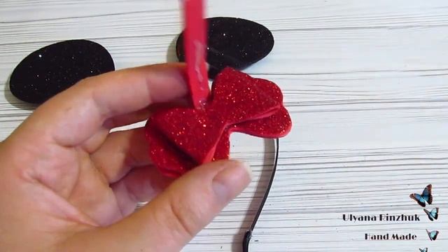 Их сделает даже новичок. Ушки Микки Мауса из глиттерного фоамирана. Mouse ears from glitter foamira смотреть онлайн