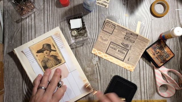 Let's use game score pads in Junk Journals making a top tuck with insert смотреть онлайн