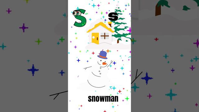 S for snowman 1 #coloring #english #abcdlearnig #cutedraws #drawing #abcdefghijkl #xylophone #cute смотреть онлайн