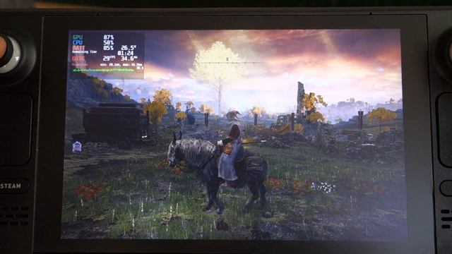 Steam Deck: Elden Ring with 16:10 gameplay смотреть онлайн