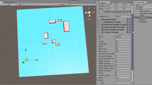 RPG Monster AI: Creature Constructor demostration. смотреть онлайн