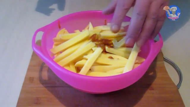 Картофель фри в духовке! Картошка фри без фритюрницы! ВКУСНЯШКА смотреть онлайн