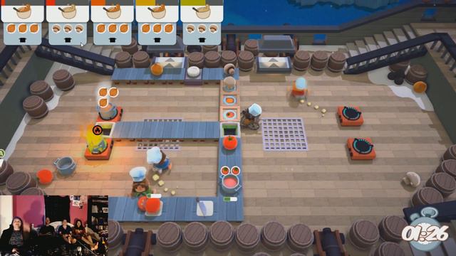 Gamer Toads Play OverCooked (#28) The Burning Ship [PC Version] смотреть онлайн