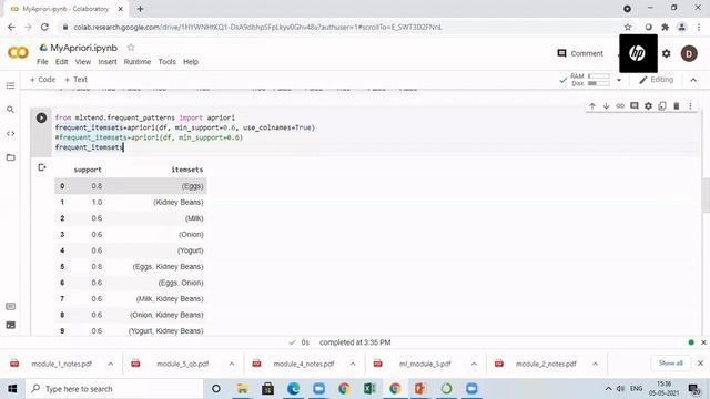 Implementation of Apriori and FPgrowth algorithms in Python смотреть онлайн