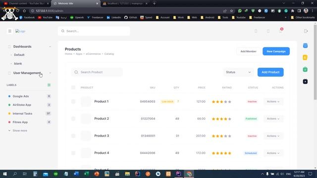 43 Laravel Create New User & Assign a Roles to Users Admin Dashboard смотреть онлайн