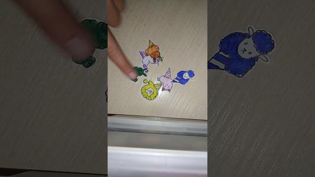 Мой рабочий стол/как я делаю наклейки❤️ смотреть онлайн