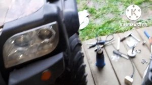 Cfmoto 500 2a (замена помпы, подготовка к зимнему сезону, установка доп.розетки)