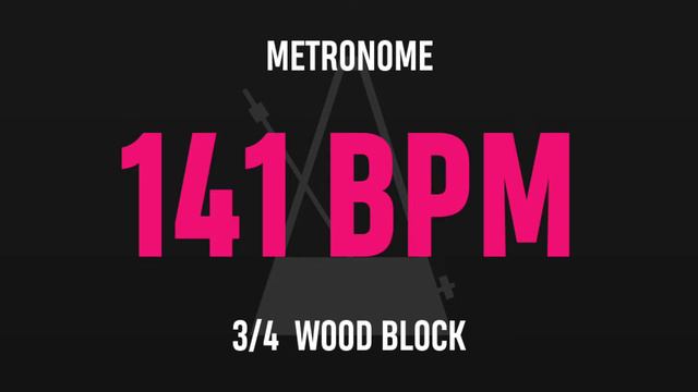 141 BPM 3/4 - Best Metronome (Sound : Wood block) смотреть онлайн
