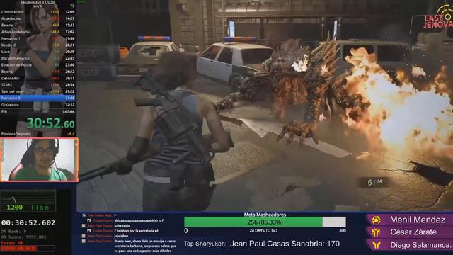 Resident Evil remake any% Hardcore new PB 1:02:10 Last Jenova смотреть онлайн