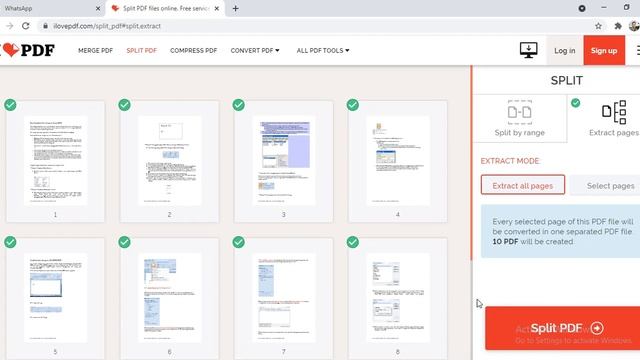 Cara Memisahkan File pdf dengan I love pdf смотреть онлайн