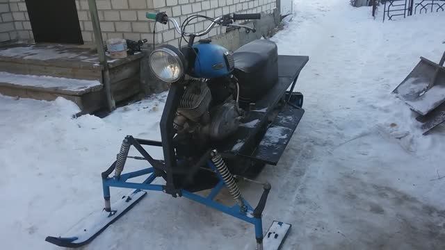 Снегоход своими руками 16( испытания) смотреть онлайн