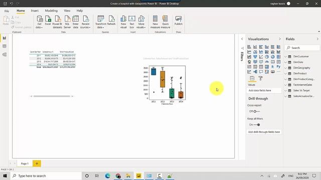 Python visualizations in Power BI Service смотреть онлайн