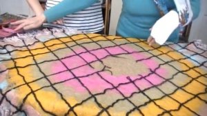 Пончо из бабушкиной шали