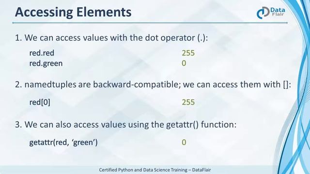 Python namedtuple смотреть онлайн