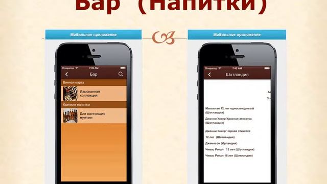 Мобильное приложение ресторана Дунай - демо-версия смотреть онлайн