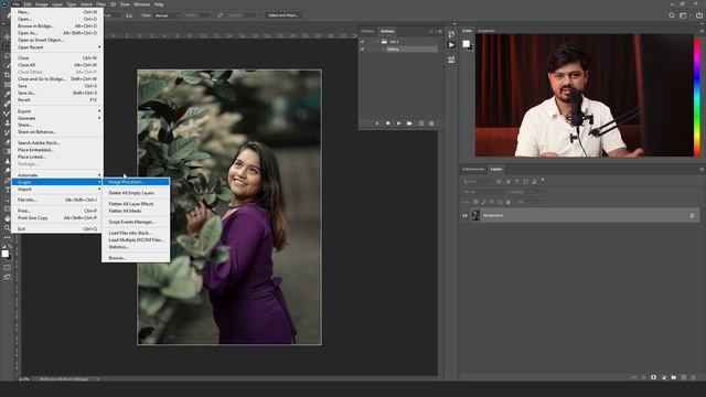 Edit multiple photos in just seconds in photoshop | photoshop pro trick смотреть онлайн