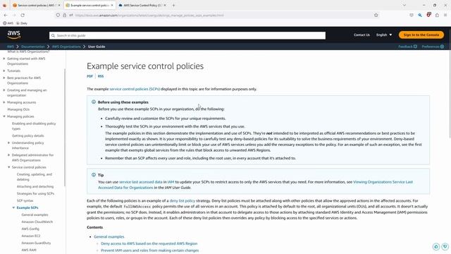 AWS - SCP - Service Control Policy | Ограничение прав на AWS Аккаунты смотреть онлайн