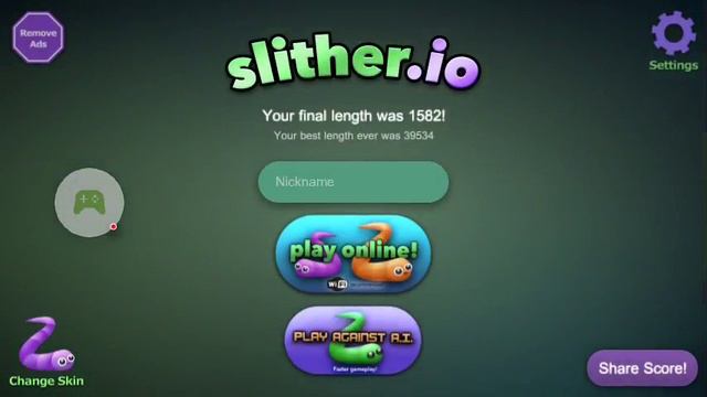 Настройки slither.io смотреть онлайн