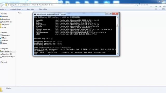Simple Tensorflow installation using conda || tensorflow in pycharm | Tensorflow virtual envirnment смотреть онлайн