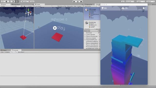 Tower Blocks - Made with Unity3D смотреть онлайн