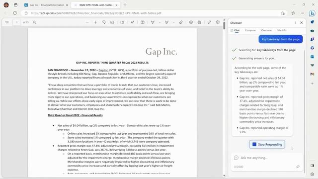 Microsoft Edge - The GPT browser that can summarize a 15-page PDF in seconds powered by Bing смотреть онлайн