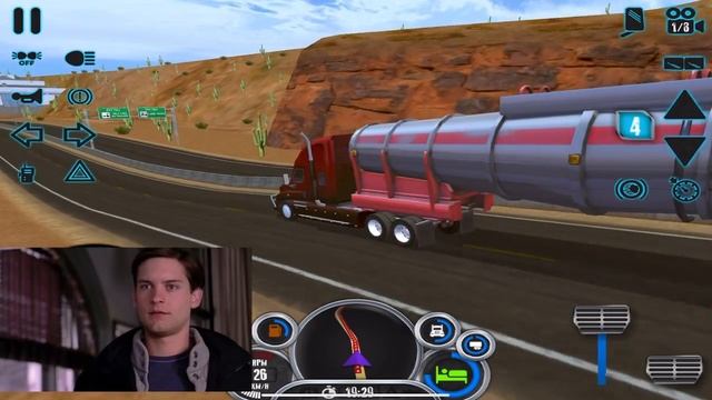 Truck USA Evolution - Oil Tanker delivery best gameplay ( AiFC G ) смотреть онлайн