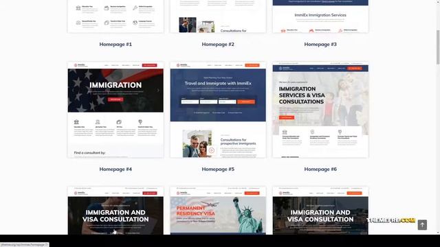 ImmiEx - Immigration and Visa Consulting WordPress Theme TOEFL IELTS Easy Create Website смотреть онлайн