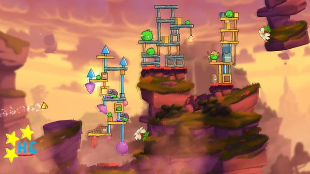 Angry Birds 2 - 3 Stars Walkthrough Level 176 [4K 60FPS] смотреть онлайн