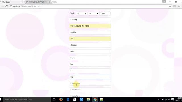 My Slambook | Friends data Collection | College Project смотреть онлайн