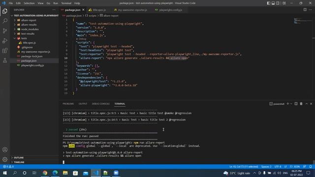#16 Allure Report For Playwright | JavaScript | Code with MMAK смотреть онлайн