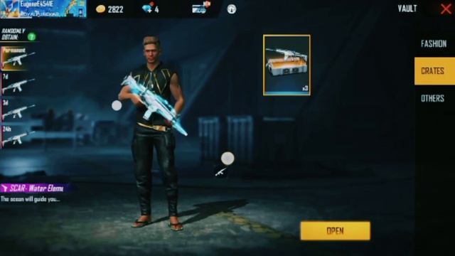 SCAR-WATER ELEMENTAL BEST SCAR SKIN PERMANENT IN MY FREE FIRE ACCOUNT смотреть онлайн
