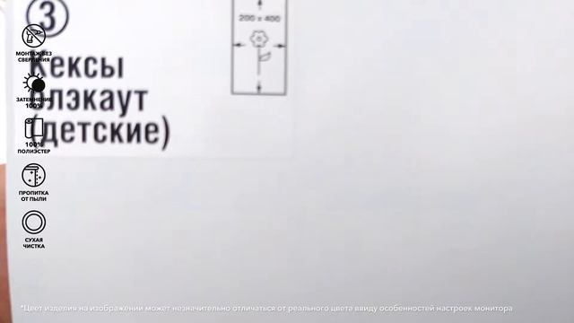 Рулонные шторы Кексы блэкаут (детские) - обзор ткани за 1 минуту от Rulonki.com смотреть онлайн