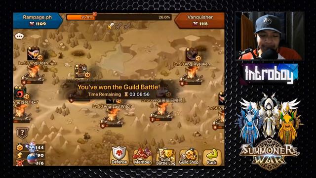 SUMMONERS WAR: G1 Guild War Very Straightforward Lul смотреть онлайн