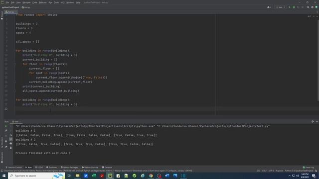 Python Project #4: Parking Garages Space Indicator (using multi-dimensional arrays) смотреть онлайн