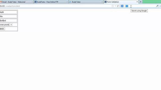 Javascript Form and Validation смотреть онлайн